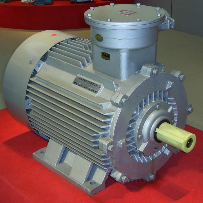 YBE3-160L-6防爆电机45°角实拍